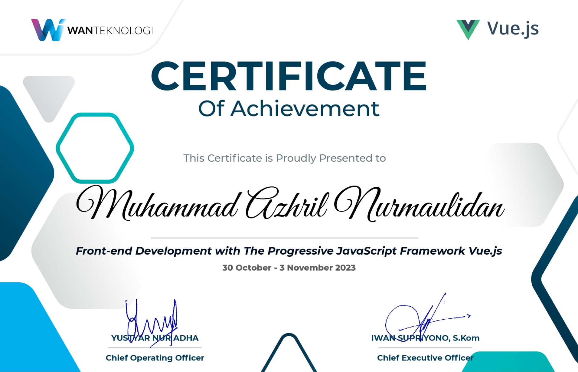 Frontend Development with WanTek